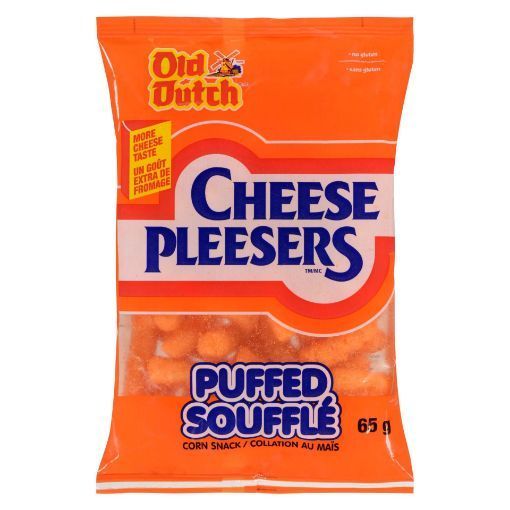 Picture of OLD DUTCH CHEESE PLEESERS PUFFED CORN SNACK 65GR